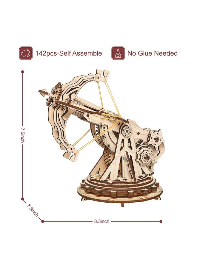 3D Puzzles For Adults Teens, Diy Catapult Mechanical Wooden Model Kits To Build, Birthday Choice