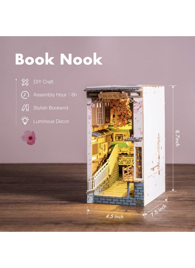 Diy Book Nook Kit 3D Wooden Puzzle For Adults 8.7