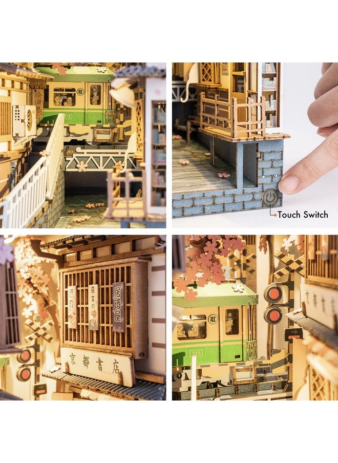 Diy Book Nook Kit 3D Wooden Puzzle For Adults 8.7