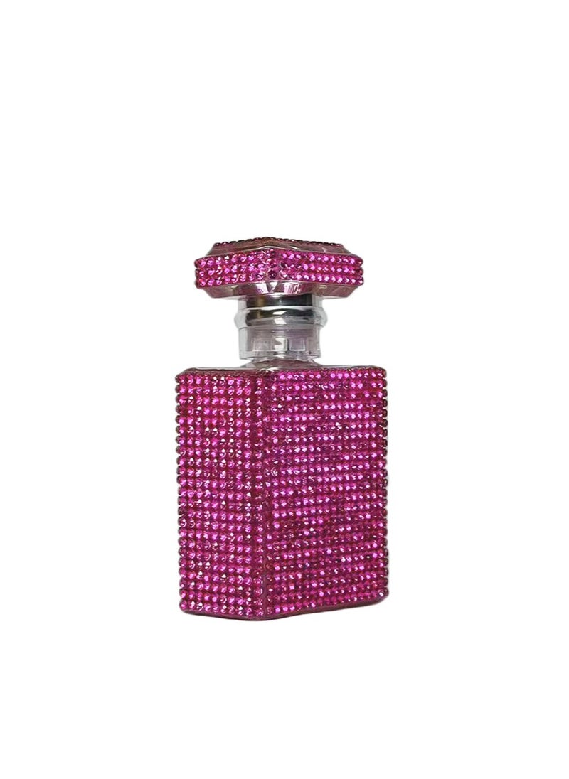 30ml Silver Shining Crystal Atomizer Perfume Bottle, Portable Mini Empty Refillable Perfume Atomizer Bottle, Refillable Perfume Spray, Scent Pump Case