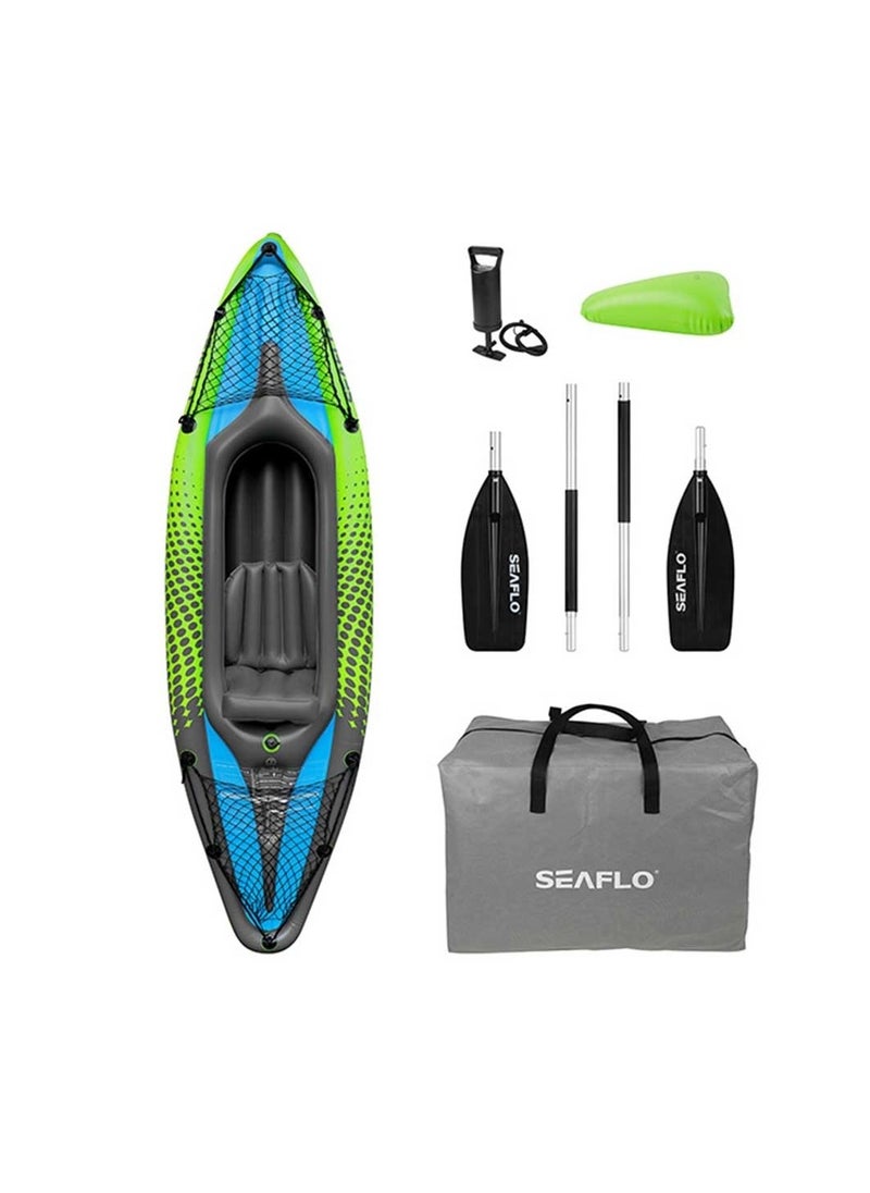 OCEANX SEAFLO INFLATABLE KAYAK SOLO GREEN