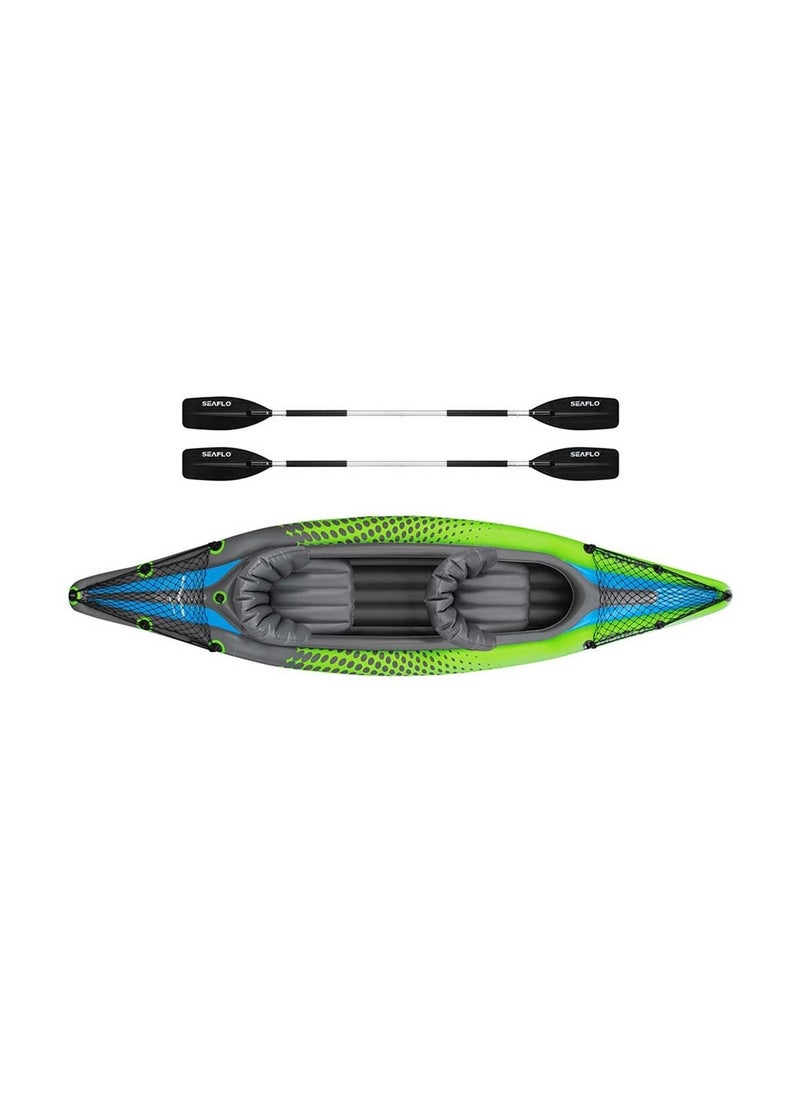 OCEANX SEAFLO INFLATABLE KAYAK TANDEM GREEN