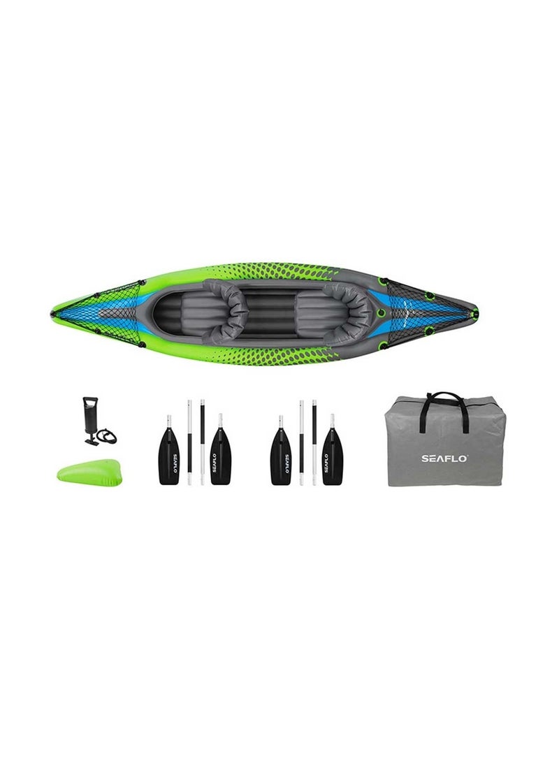 OCEANX SEAFLO INFLATABLE KAYAK TANDEM GREEN