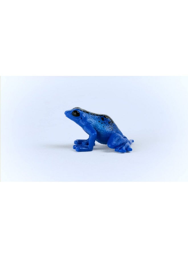 Wild Life Wild Animal Rainforest Jungle Toys For Kids, Poison Dart Frog Toy, Blue, Ages 3+