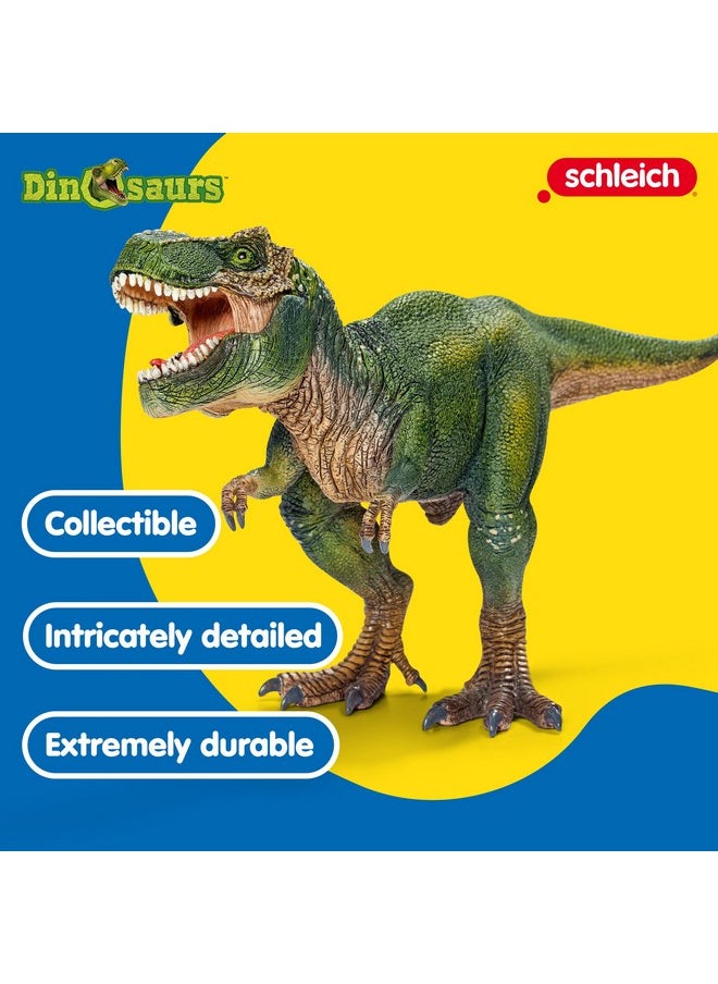 Dinosaurs - Tyrannosaurus Rex, T-Rex Toy With Realistic Detail And Movable Jaw, Imagination-Inspiring Dinosaur Toys For Girls And Boys Ages 4+, Green, 11.2