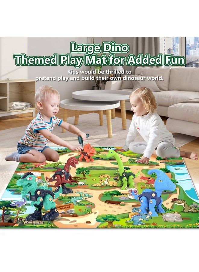 Kids Building Dinosaur Toys - Boys Stem Take Apart Construction Set Educational Dino Kit Play Set Easter Party Favors Christmas Birthday Gifts For Toddler Girls Age 3 4 5 6 7 8 + Year Old