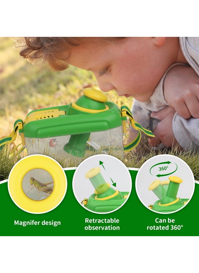 Bug Catcher Kit For Kids - 2 Sets, Bug Catching Kit Includes Butterfly Net, Tweezers, Insect Clamp, Magnifying Glass & Learning Cards, Outdoor Toys For Children Ages 3-8 (Special Edition)