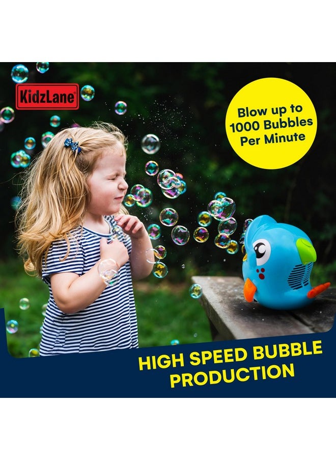 Bubble Maker Machine For Kids - Big Bubbles Speed Blower For Toddler'S Outdoor Party Play - Makes 500 To 1000 Per Minute (Bubble Dolphin)