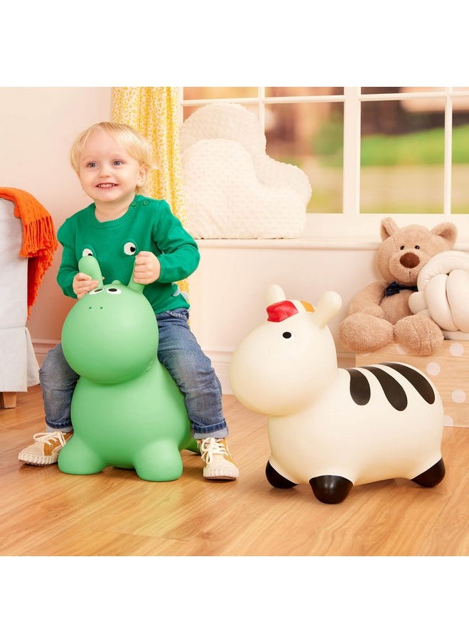 - Inflatable Bouncer - Air Pump Included - Bouncy Animal - Soft & Safe - 18 Months + - Hoppin' Dino