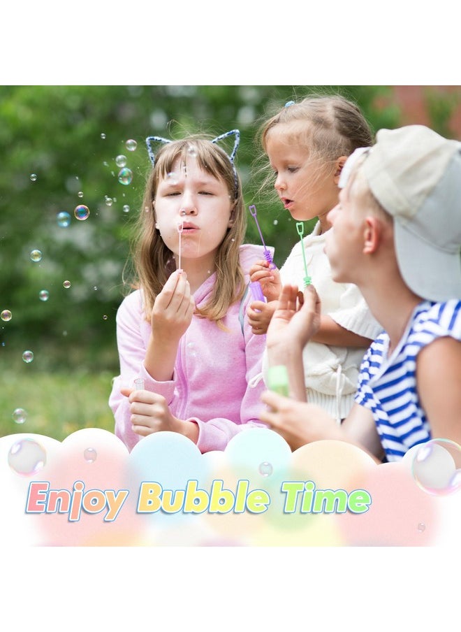 36 Pcs Mini Bubble Wands, 6 Colors, Party Favors, Outdoor Christmas Bubble Blower For Kids, Bubble Blaster Party Favors, Easter, Birthday