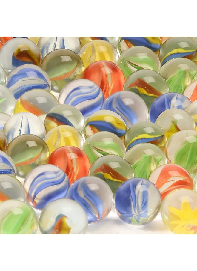 240 Pcs Marbles Bulk Assorted Colors Glass Marbles, Cat Eyes Round Marbles Toy For Kids Marble Games, Diy And Home Decoration