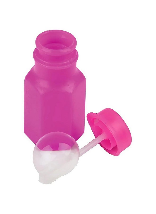 1.75 Inch Neon Bubble Bottles, Pack Of 48