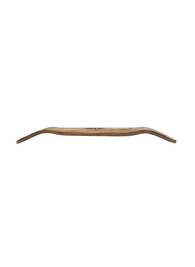 Erboard Carlsbad Cruiser Deck, Zebrawood - 34Mm X 100Mm - Handmade, Pro Shape & Size - Five Plies Wood Veneer - Includes Prolific Foam Tape - Teak Tuning