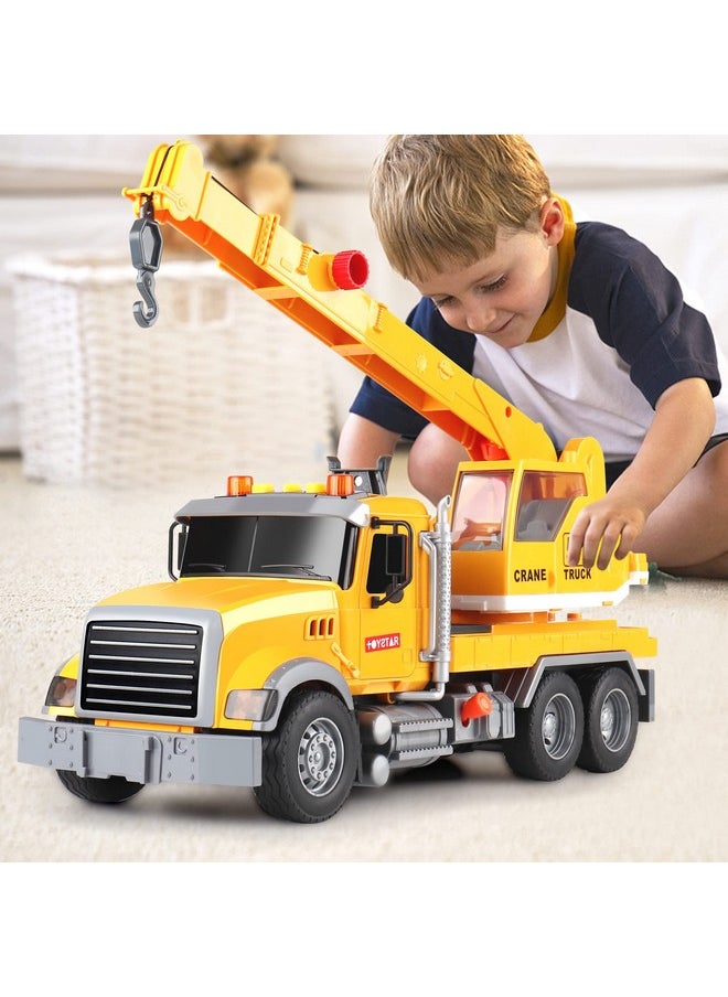 Toys For 3 Years Old Boys Girls Kids,Construction Toy Crane Truck With Lights And Sounds