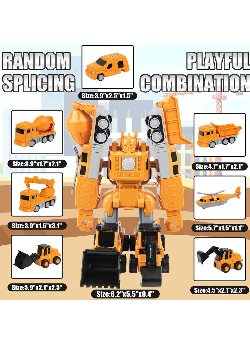 Magnetic Transformers Robot Toy for Kids, Magnetic Building Blocks, STEM Engineering Toys for Boys & Girls, Ages 3-8