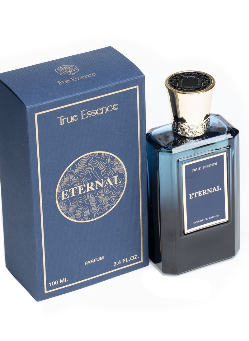 True Essence Combo Pack of 2 Extrait  De Parfum Reve Collection Eternal 100 ml For Unisex And Niche Collection Galactic 100 ml For Male 3.4 FL.OZ