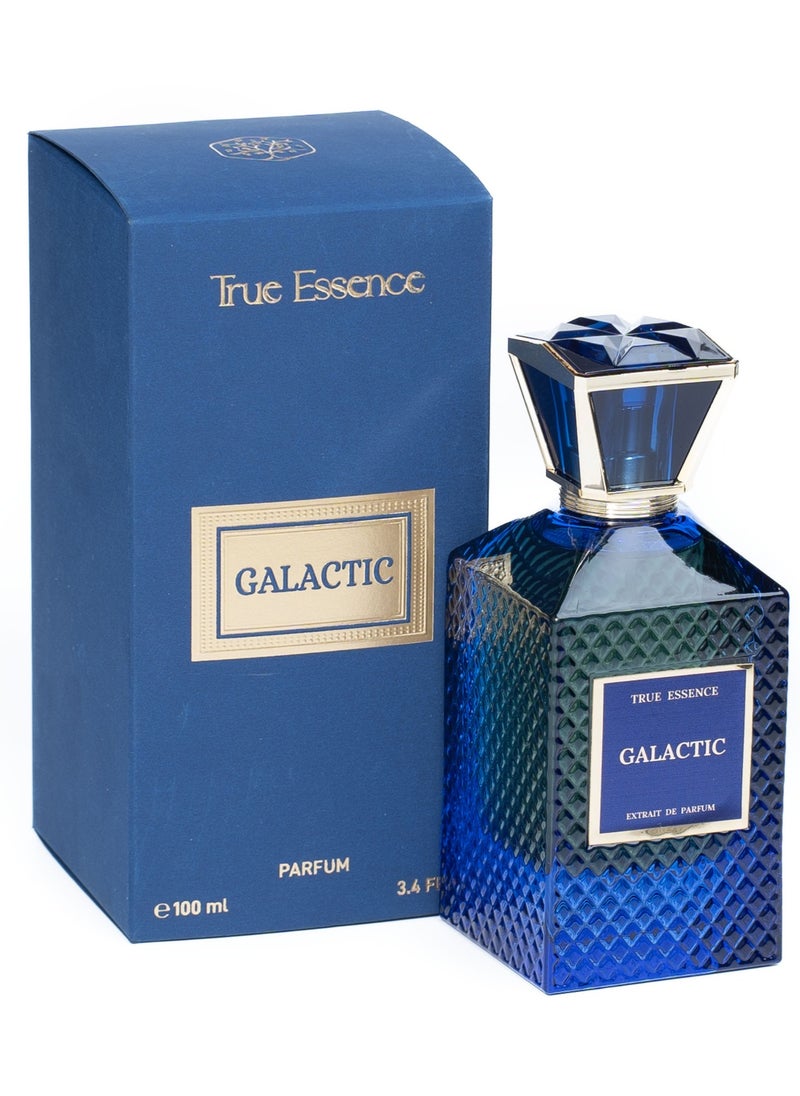 True Essence Combo Pack of 2 Extrait  De Parfum Reve Collection Eternal 100 ml For Unisex And Niche Collection Galactic 100 ml For Male 3.4 FL.OZ