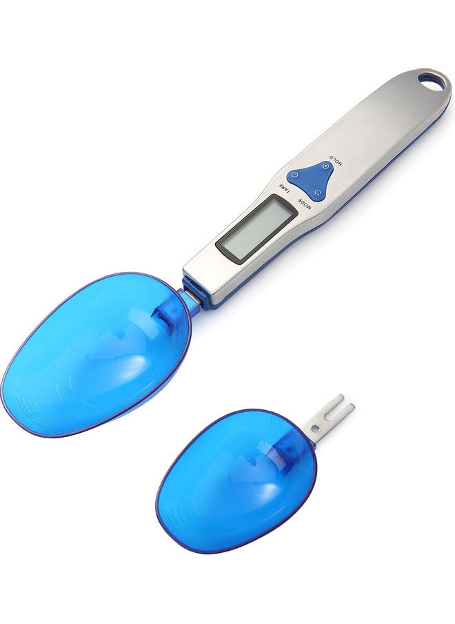 Food Baking Electronic Spoon Scale Blue/Silver 18.90*4.70*13.80cm