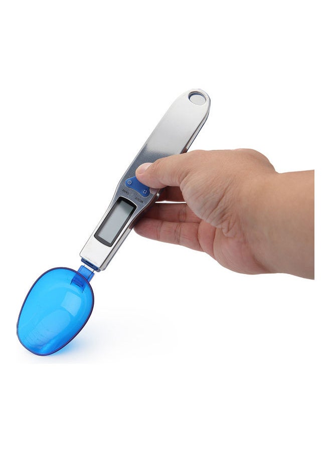 Food Baking Electronic Spoon Scale Blue/Silver 18.90*4.70*13.80cm