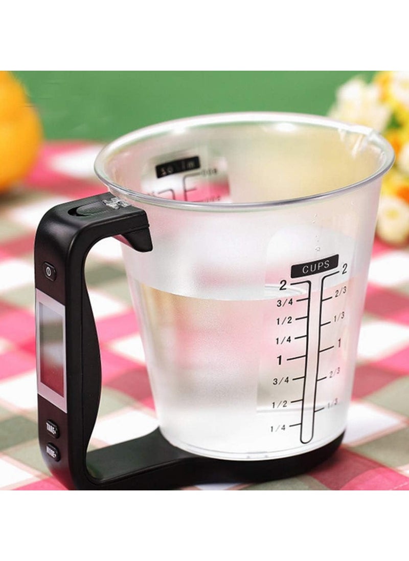 Electronic Measuring Cup Multi-Function Digital Measuring Jug Kitchen Weigh Milk Water Oil Volume Cup Scale