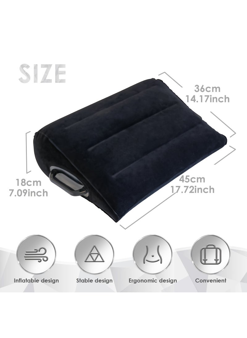 Leg Positioner Pillow Enhance Intimacy With Inflatable Love Pillow For Couples Inflatable Pillow Portable Cushion Body Pillow For Sleeping Leg Elevation Bed Sofa Travel Camping