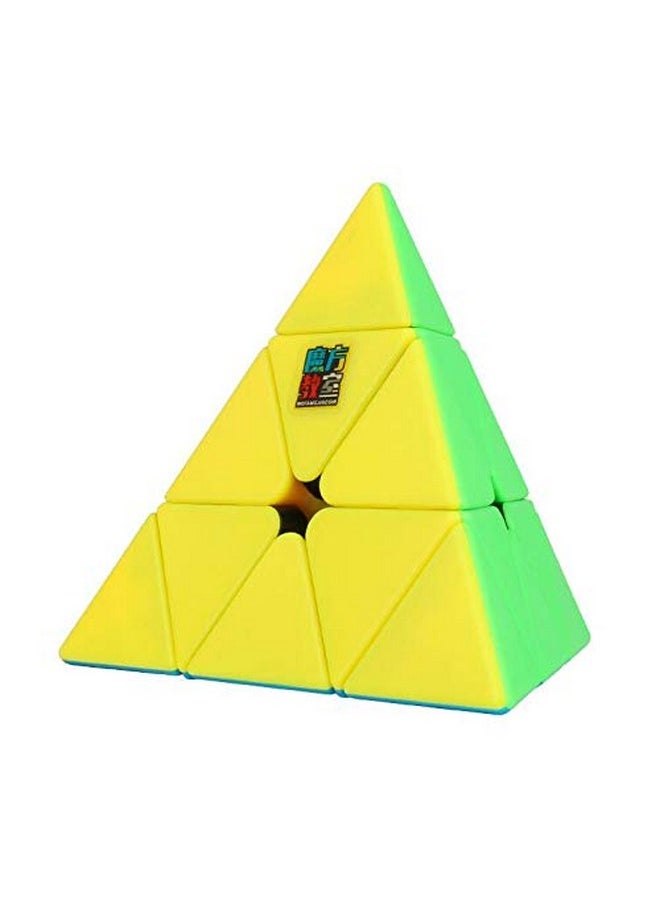 Moyu Mofang Jiaoshi Meilong Pyraminx Stickerless Magic Cube Cubing Classroom Meilong Pyramid Speed Cube