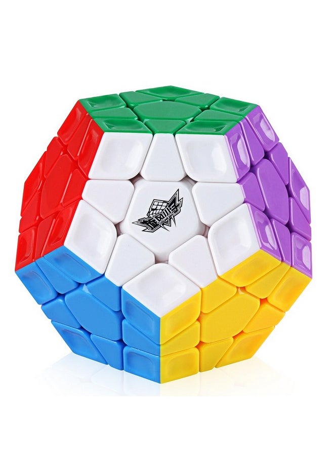 Cyclone Boys 3X3 Megaminx Stickerless Speed Cube Pentagonal Dodecahedron Cube Puzzle Toy