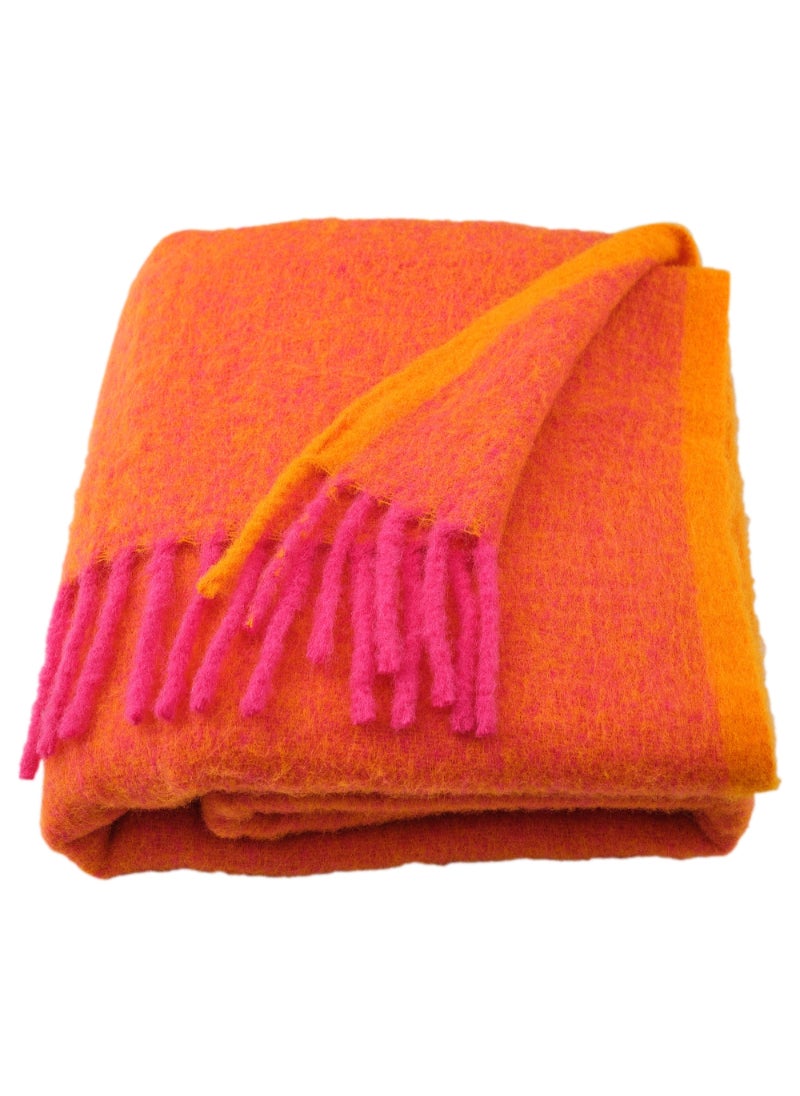 Throw Orange/Bright Pink 130X170 Cm/20 Pack