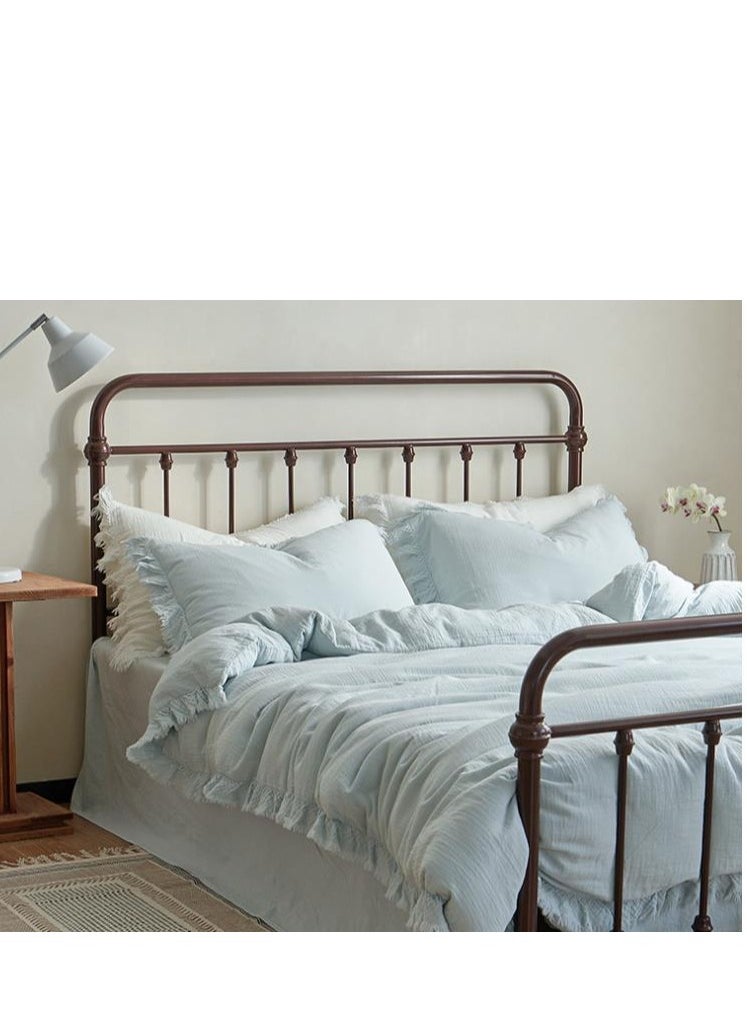 Bed Sheet Style — French  Double-Layer Cotton Mother And Baby Grade Bedding Set Of Four Pieces
