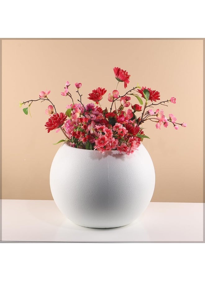 Yahome Pack of 2 Plastic Pot Garden Plant Pot Indoor Nursery Pot Flower Plants Container For Home Decor For All House Plants Flowers and Plants Decor (X-Large)