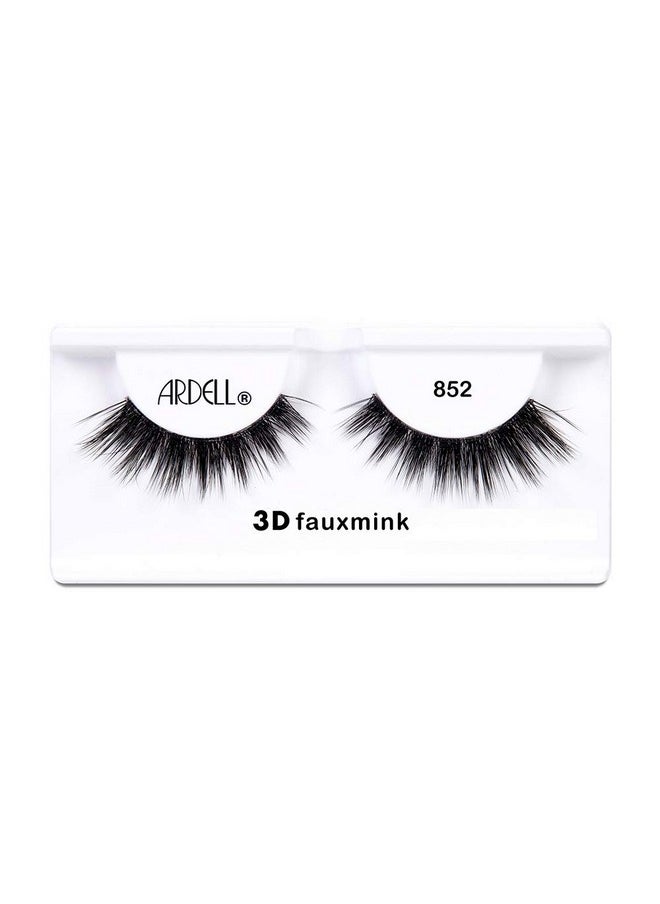 False Eyelashes 3D Faux Mink 852, 4 Pairs