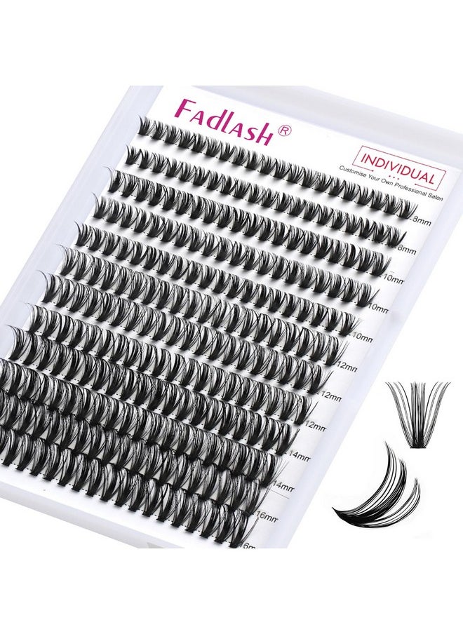 Cluster Lashes D Curl Lash Clusters ? Pcs Lash Extension Clusters Individual Lashes Soft Diy Eyelash Extensions Mixed Tray Eyelash Clusters Natural Look (50D-0.07D, 8-16Mm)