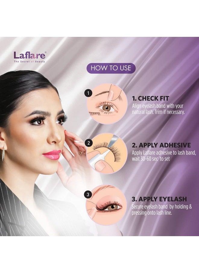 3D Silk Mink Premium Faux Mink Eyelashes, Cat Eyes, Wispy, Fluffy, Soft As Mink, Multi-Layered False Lashes (Sm01)