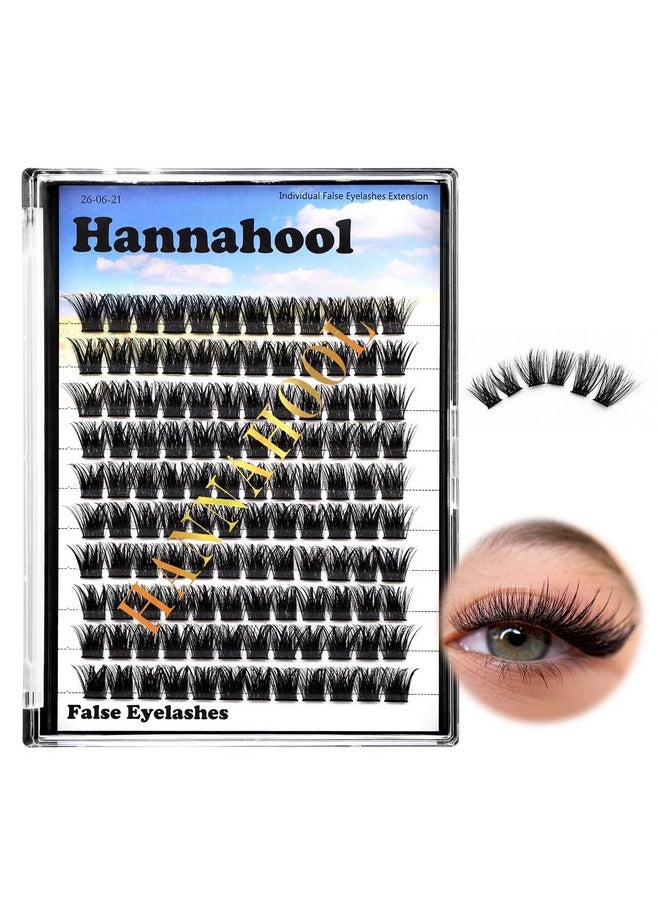 Large Tray,10-20Mm To Choose Diy Eye Lashes Extensions 120 Cluster Wide Stem Eyelashes Soft And Lightweight Individual False Eyelashes Dramatic Look (12Mm)