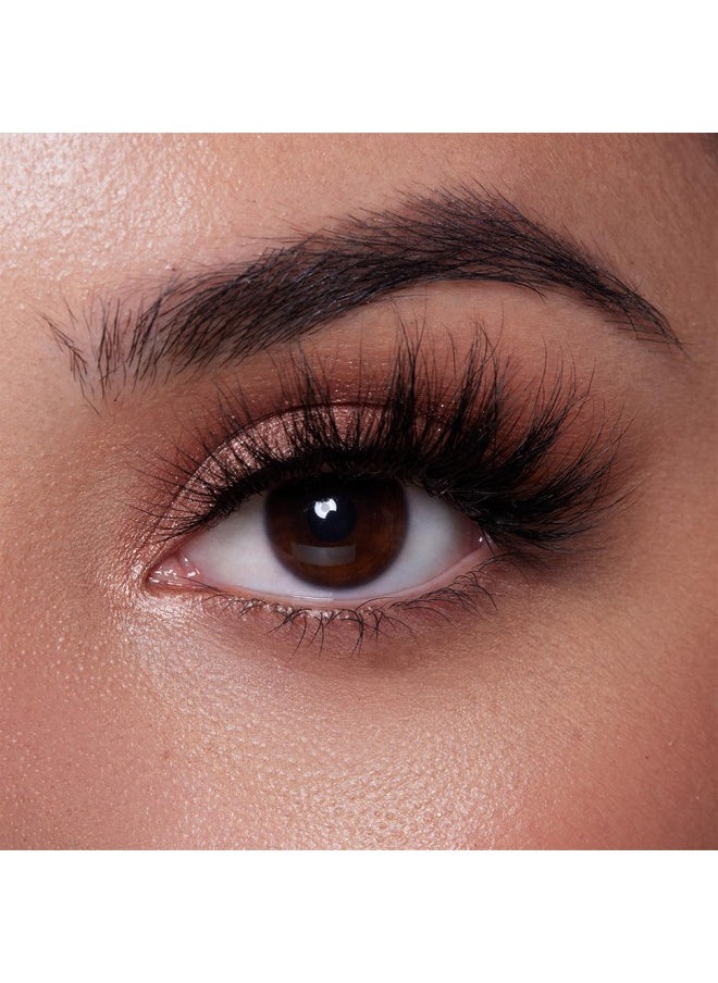 So Extra Mykonos 3D Mink Lashes - Mink Eyelashes, The Original Lilly Lash, Wispy Lashes Natural Look, Reusable Eyelashes Up To 25X, Fluffy Eyelashes, Strip Lashes - Lash Glue Not Included