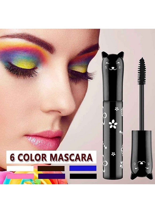 Brown Mascara Lashes Waterproof Fast Dry Eyelashes Eye Makeup Volumizing Lengthening Defining Curling Multiplying Buildable Formula