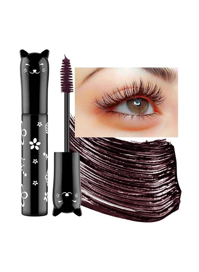 Brown Mascara Lashes Waterproof Fast Dry Eyelashes Eye Makeup Volumizing Lengthening Defining Curling Multiplying Buildable Formula