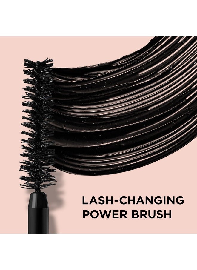 Superhero Mascara - Super Elastic Stretch Black Mascara For Volume & Length - Volumizing Mascara With Collagen, Biotin & Peptides - Suitable Makeup Mascara For Sensitive Eyes