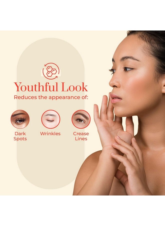 Retinol & Goji Berry Under Eye Serum - Diminish Fine Lines, Wrinkles, Eye Bags & Dark Circles, Depuffing Eye Serum - Cruelty Free Korean Skin Care For All Skin Types