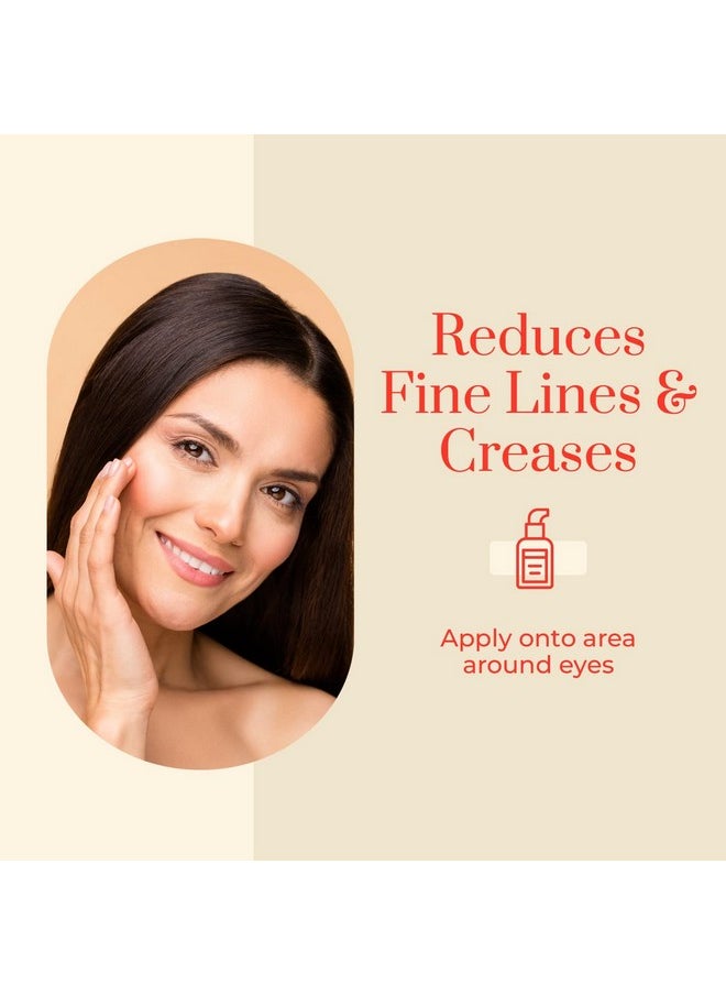 Retinol & Goji Berry Under Eye Serum - Diminish Fine Lines, Wrinkles, Eye Bags & Dark Circles, Depuffing Eye Serum - Cruelty Free Korean Skin Care For All Skin Types