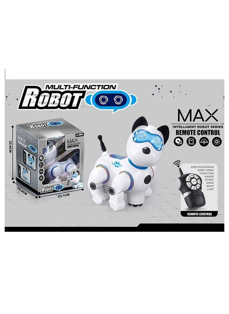 Multi-Function Intelligent Robot Dog with Remote Control  Interactive Pet Toy for Kids Ages 3+, Features Songs, Stories, and Dance Modes