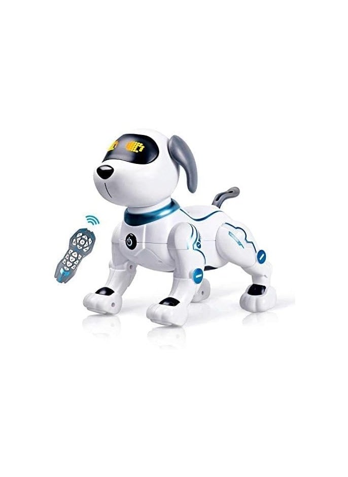 Remote Control Robot Dog Toy - Stunt, Voice Command, Programmable, Touch-Sensitive & Music Playing Robot Dog for Kids - Perfect Birthday Gift