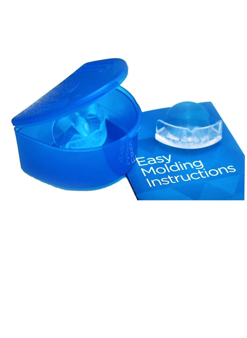 Dental Guard SMARTGUARD ELITE (2 Guards 1 Travel case) Front tooth Custom Anti Teeth Grinding Night Guard for Clenching - Dentist Designed - Bruxing Splint Mouth Protector for Relief of Symptoms