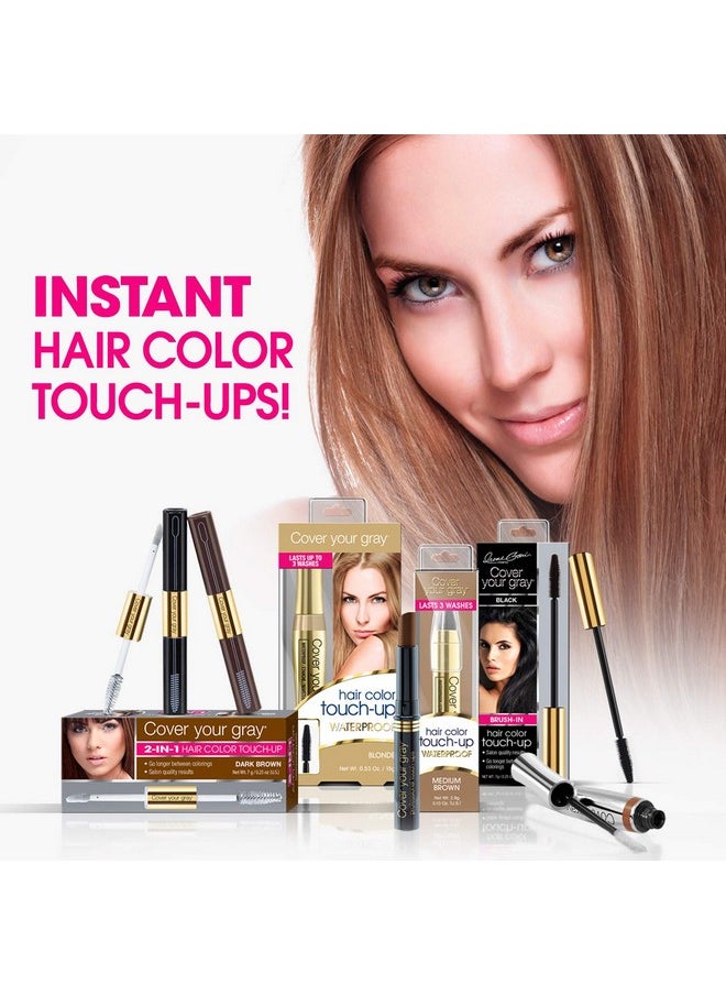 Irene Gari Waterproof Hair Color Hair Touch Up Stick, 2.9G - Dark Brown