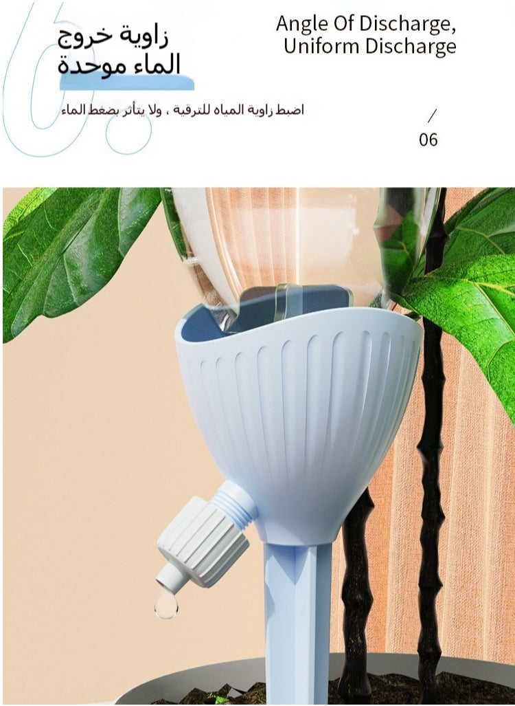 8-Piece Auto Plant Watering Devices, Multicolor Self-Watering System for Indoor and Outdoor Plants