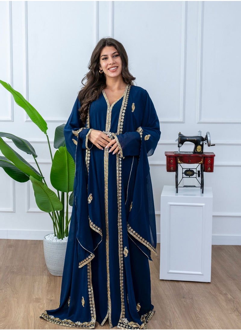 chiffon kaftan