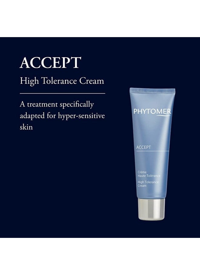 Accept High Tolerance Hydrating Face Cream | Restoring Face Moisturizer | Calming, Soothing, Refreshing Skin Cream | 50 Ml