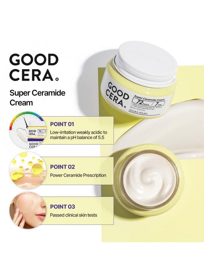 Good Cera Super Ceramide Cream | Soothing Facial Cream & Skin Moisturizer | Ceramide Cream Korean Moisturizer For Face | Deeply Nourishing Face Cream For Dry Skin 2.02 Fl Oz