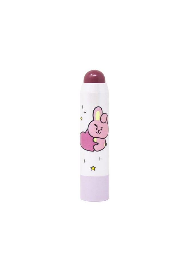 Bt21 Lip + Cheek Chic Stick | Tinted Essence Stick (Enriched With Hyaluronic Acid & Vitamin E) - Berry Cute (Cooky)