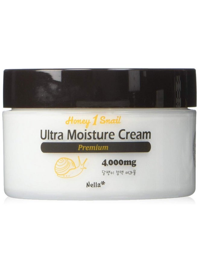 Ultra Moisture Snail Cream, Enriched Snail Extract 4,000 Mg And Honey, Korean Beauty, 80 Ml